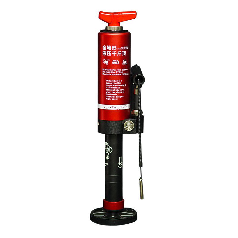路野液压千斤顶可调节脱困穿越沙漠立式救援工具轿车越野车猴爬杆