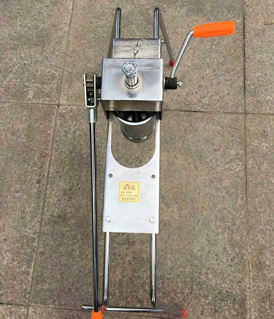 商用饸饹机手动饸烙粉条压面机河洛机压面条机器不锈钢压面器铪铬