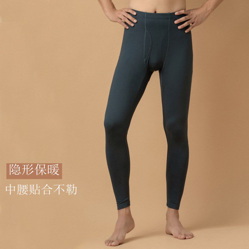 男款磨毛保暖内衣套装 男士薄款恒温秋衣秋裤冬季打底内衣棉毛衫