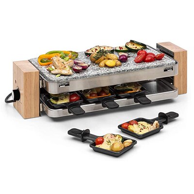 双层电烤炉家用烤肉炉多功能室内烤架芝士拉克雷特Raclette grill
