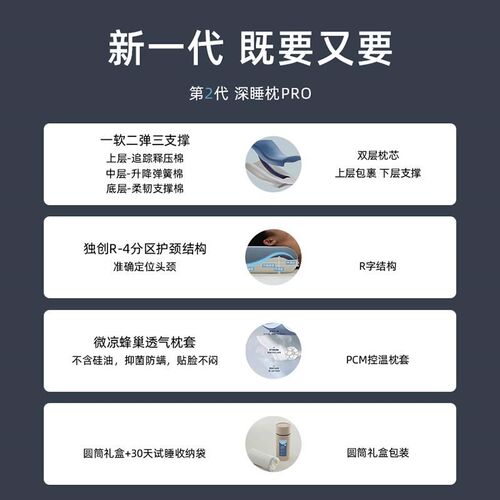 星球第2代深睡枕Pro2.0记忆棉护颈椎助睡眠枕芯枕头套和枕芯一套