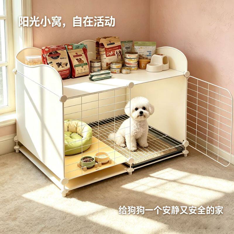 【特价清仓】狗笼子小型犬带厕所