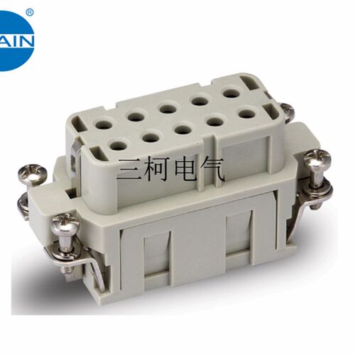 WAIN唯恩 HA-010-FC 小10针母芯 HARTING浩亭航空插头WEVEL连接器