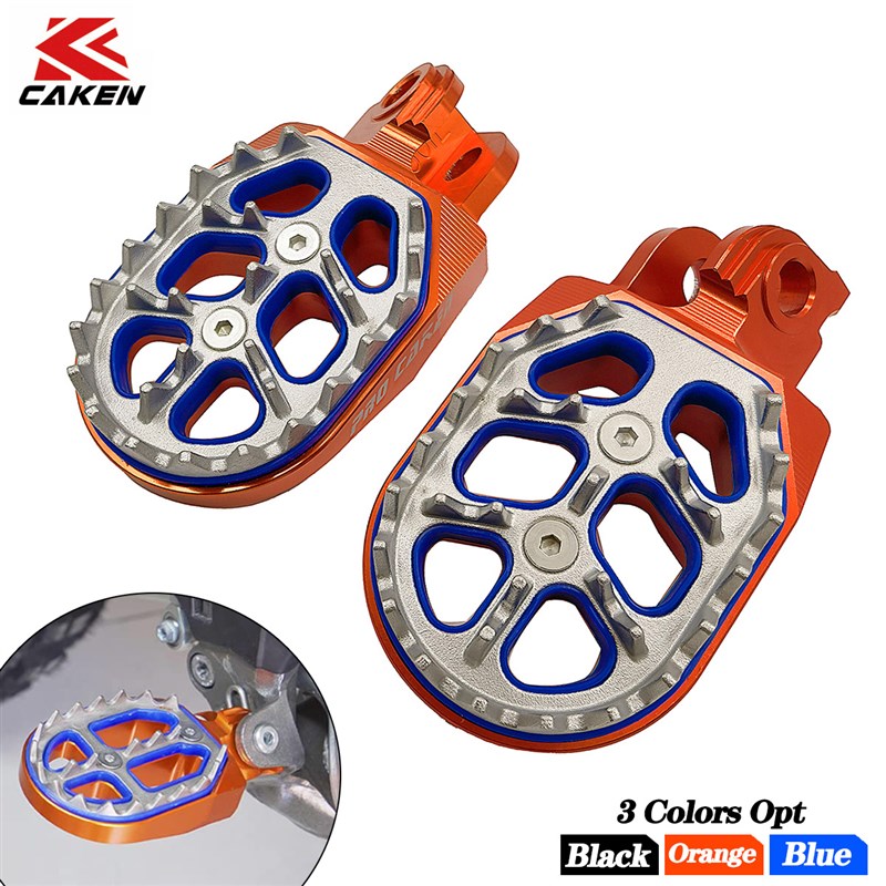 适用KTM EXC胡斯瓦纳TC/TE/FC/FE/FS越野摩托车改装防滑脚踏脚蹬