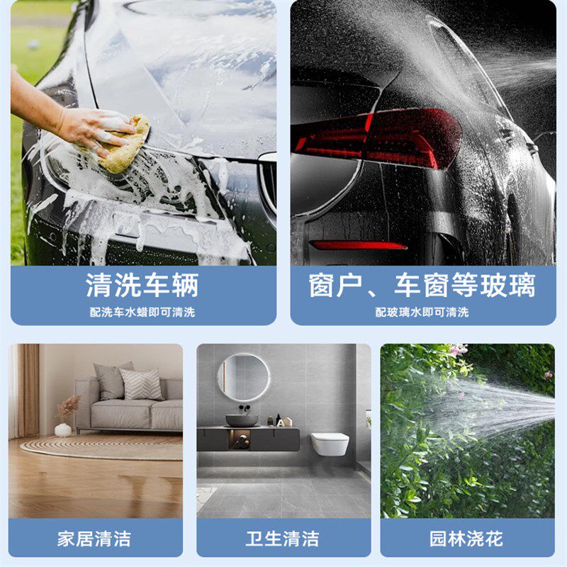 洗车高压电动泡沫喷壶家用浇花水枪冲洗专用pa壶超强压力工具全套