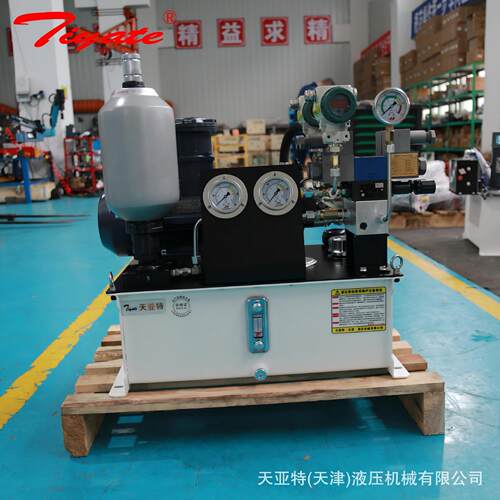 Tiyate防爆水冷蓄能防爆电机远程压力监控化工试压夹紧液压站