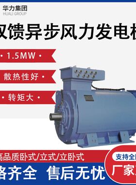 山东华力电机MW双馈异步风力发电机电变频调速三相节能高速马达