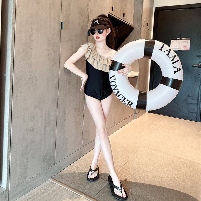 女童泳衣夏季2024新款儿童高级感连体泳装8岁女大童时尚游泳衣10