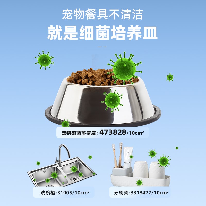 宠物专用洗碗慕斯洗碗液餐具清洗剂狗狗食盆碗猫咪清洁用品
