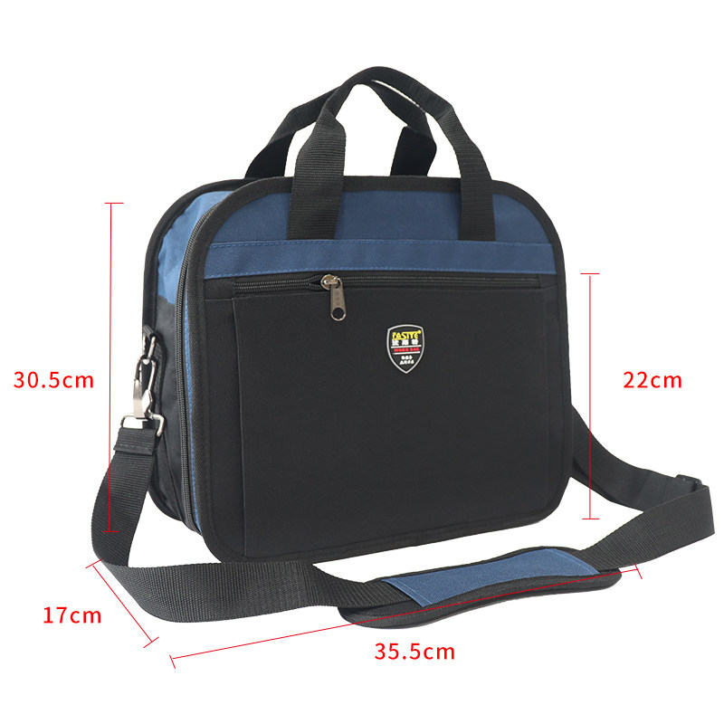 【新品】法斯特电工工具包男帆布耐磨多功能单肩维修安装小号挎包