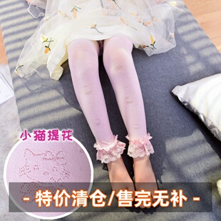 女童舞蹈袜女宝连裤袜春夏季打底袜女孩薄款丝袜3-5-6--8-10-12岁