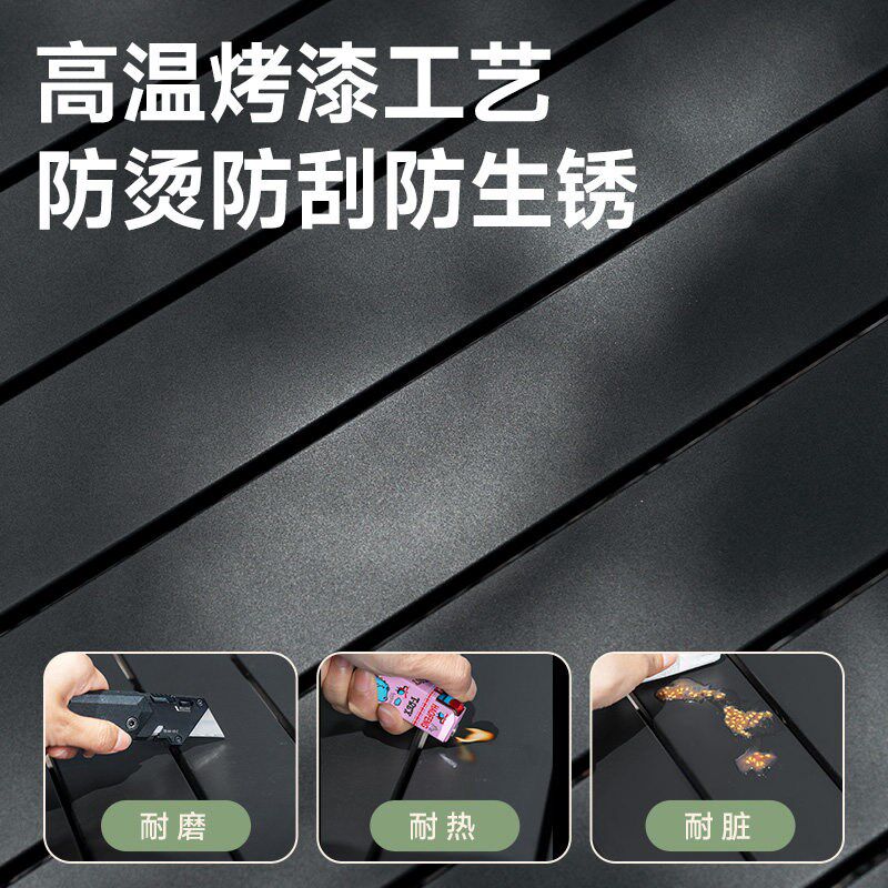 露营桌椅户外折叠蛋卷桌野餐便携椅子桌子一体野炊全套装备可