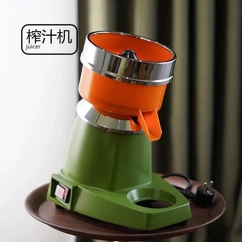 橙汁机电动 榨果汁挤压器 家用商用西瓜柠檬榨汁机 大口径橙汁机