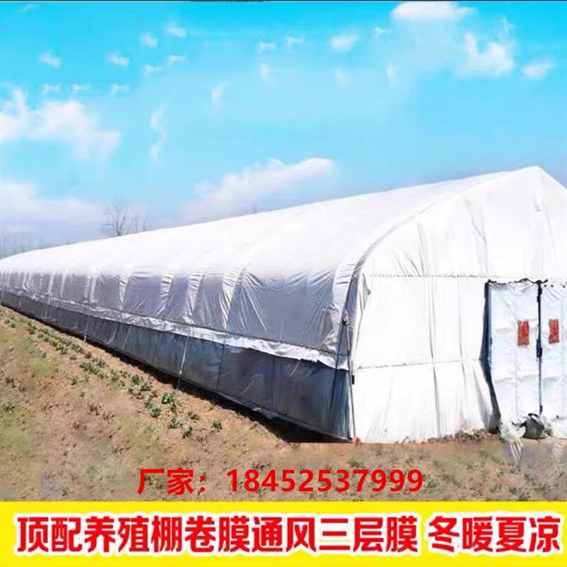 养殖大棚全套养鸡大棚骨架养鹅猪牛羊大棚椭圆管种植温室大棚支架