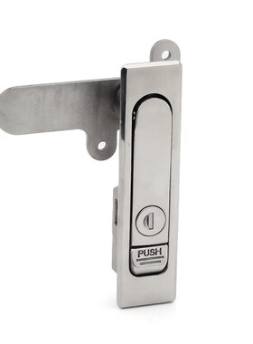 304不锈钢平面锁开关控制柜门锁MS737户外电箱电柜锁锂电设备锁