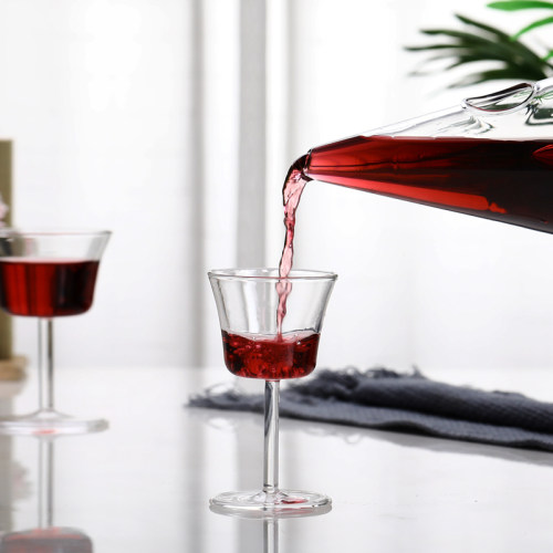 欧式皇冠葡萄酒快速醒酒器玻璃酒壶 手工分酒器 瀑布红酒醒酒器