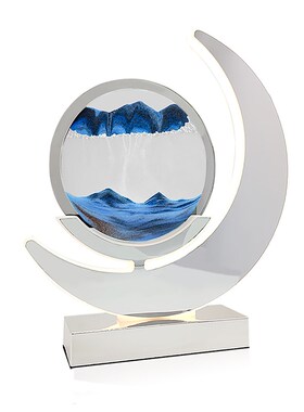 创意3D流沙画摆件居家客厅卧室办公室桌面艺术沙漏饰品送女生礼物