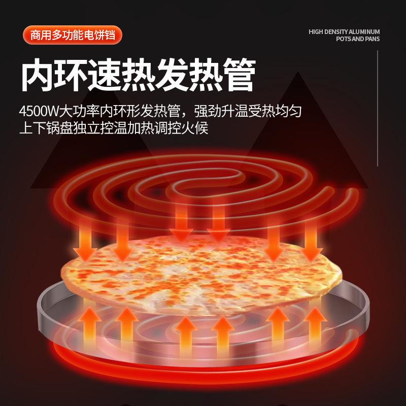 电饼铛商用大型双面加热食堂饼铛全自动烙千层饼锅台式酱香烤饼炉