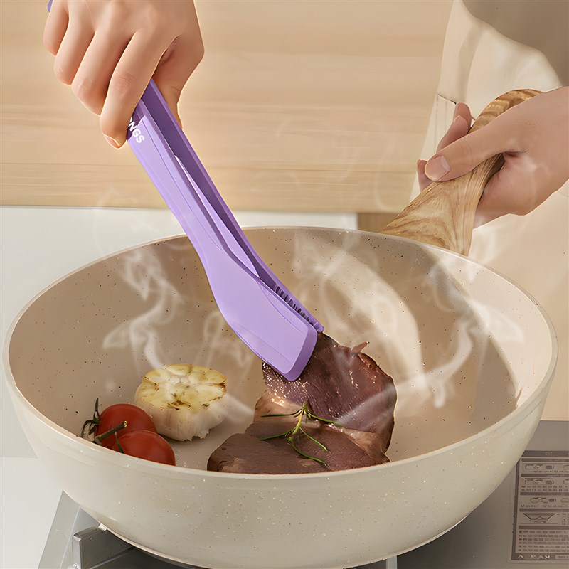 硅胶夹子食品夹厨房烤肉夹烧烤防烫牛排夹面包食物夹烘焙专用工具