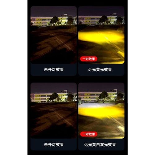100万流明强光灯电动车射灯超亮LED强光摩托车大灯铺路灯电瓶车外