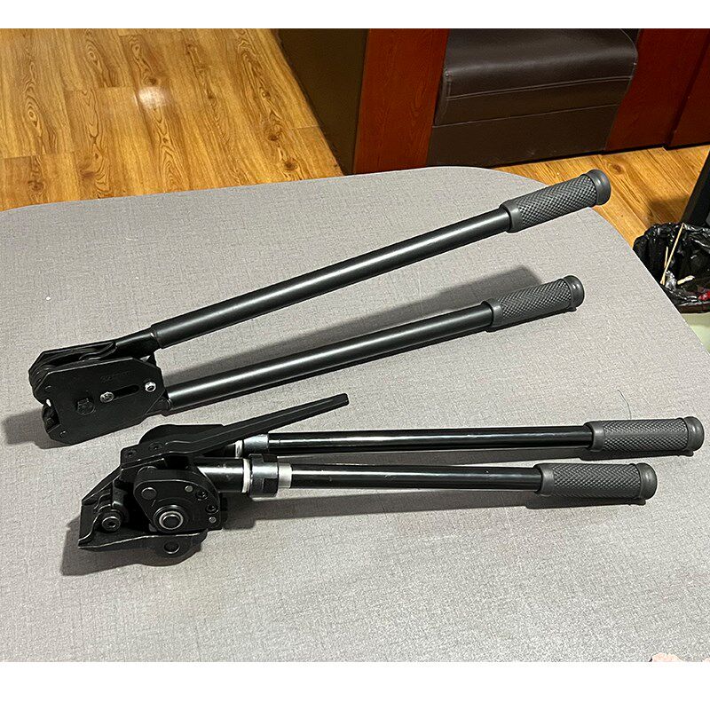 手动铁皮打包机32mm新款加厚烤蓝钢带打包器捆包机拉紧器钳子