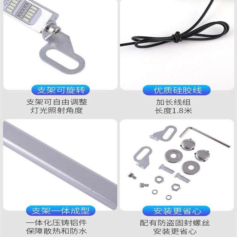 汽车led超亮倒车灯夜间辅助灯通用外置爆闪煞车灯灯条加装牌照灯