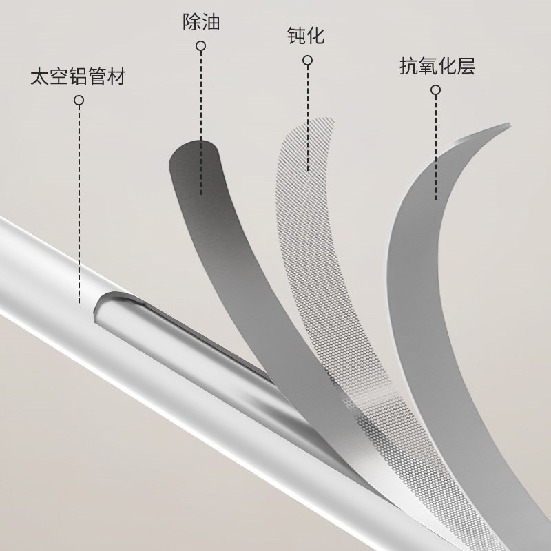 铝合金侧装晾衣杆折叠阳台家用墙上飘窗固定壁挂式晾衣架横向室内