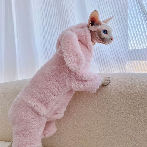 SPHYNX PLANET 无毛猫衣服斯芬克斯德文可爱四脚小兔子加厚冬保暖