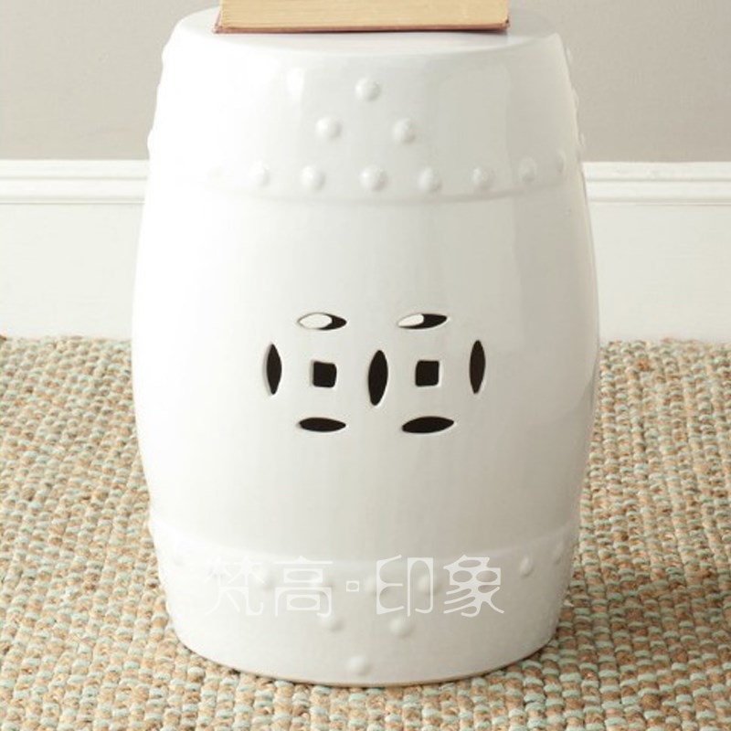 陶瓷椅 陶瓷鼓凳 凉凳 鞋凳 中式凳庭院小凳子 家具摆件 仿古家具