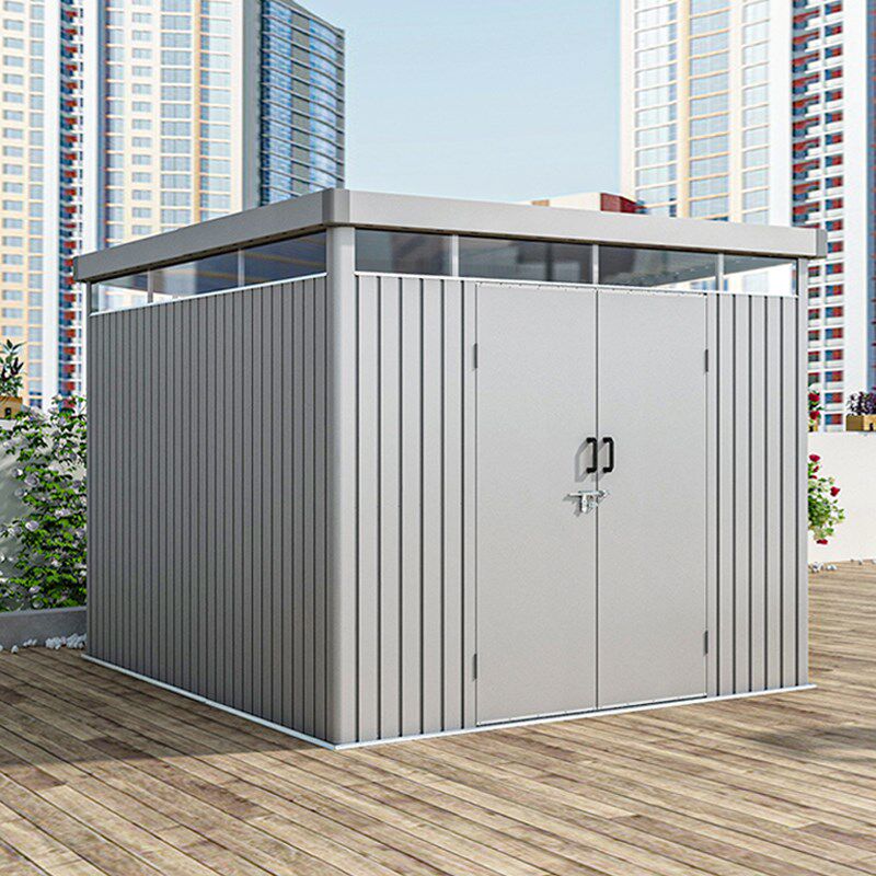 室外工具房户外简易杂物房可拆卸移动临时组合屋花园庭院储物房子