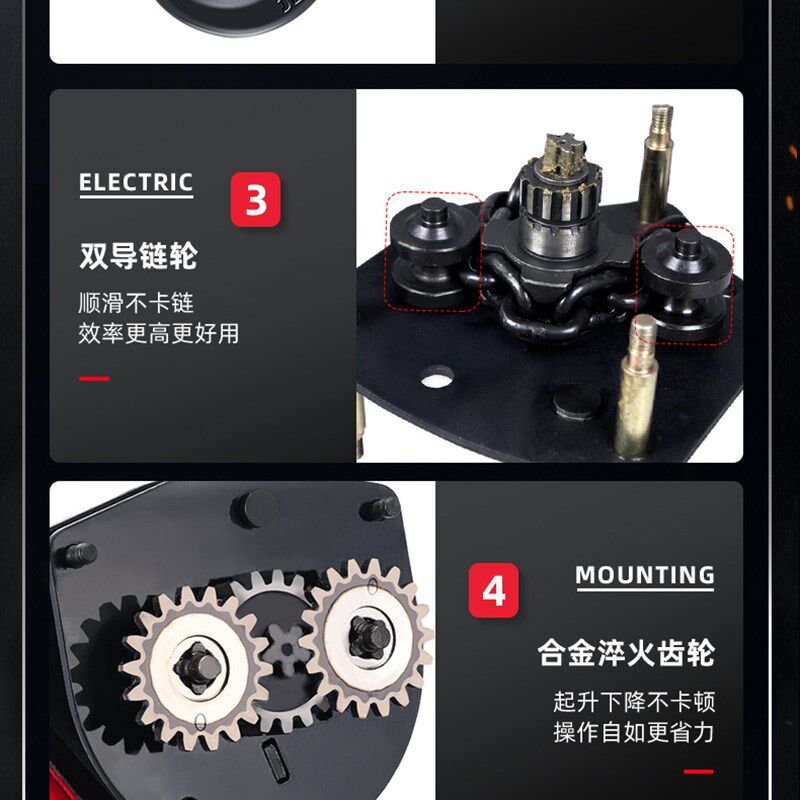 上海沪工双轴承手拉吊车单炼1/2/3t吨倒炼吊胡芦手动小型起重吊机