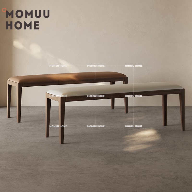 MOMUU北欧实木长条凳家用小户型餐桌凳床尾凳试衣间换鞋凳创意凳