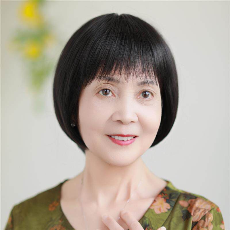 假发女全头套全真发减龄波波头中老年女士妈妈款整顶发套黑色短发