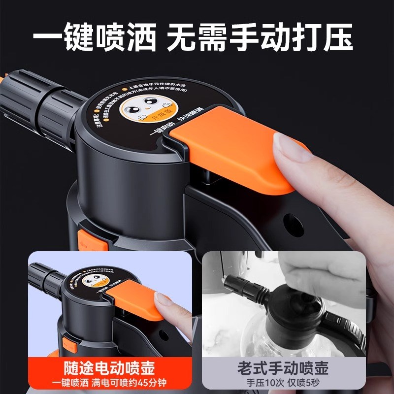 电动洗车专用泡沫喷壶pa壶手持擦车家用高压清洗剂气压式喷壶神器