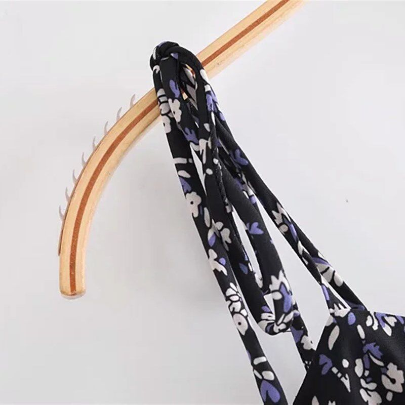 【包邮】法式甜美碎花肩部系带修身显瘦吊带短裙显腿长连衣裙夏