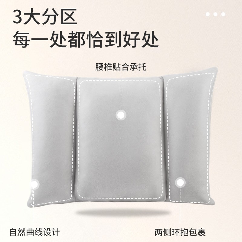 腰靠垫实木椅子软靠背垫办公室客厅久坐镂空椅背靠枕孕妇加大腰托