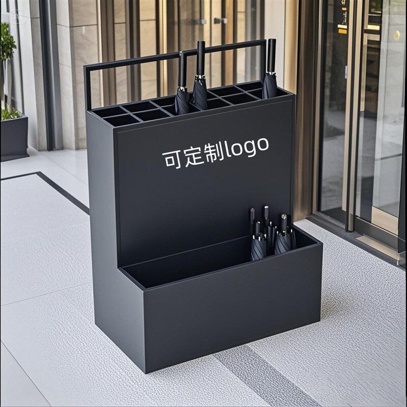 北欧雨伞桶可定制logo酒店大堂公司商用雨伞收纳架家用门口伞架