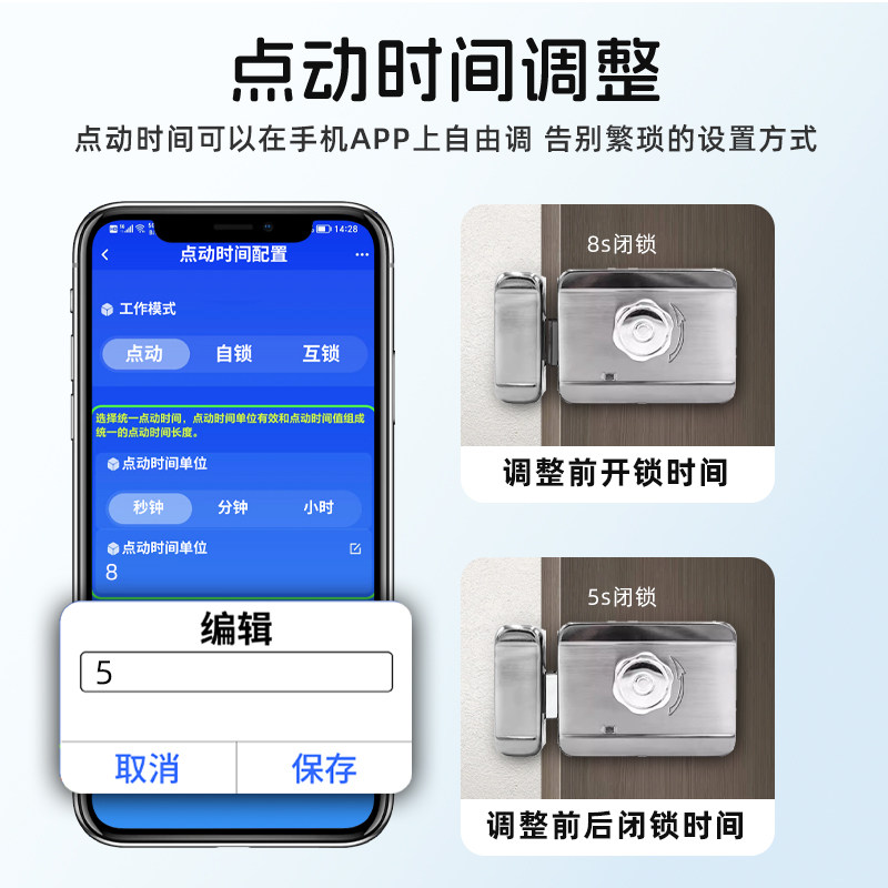 12v24v伏门禁4G手机无线遥控开关电控锁电动门点动延时直流模块