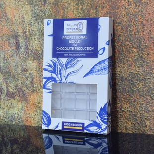 tangba堂巴 6克 24连可可果花纹巧克力模具 PC材质 QL-1585 片状