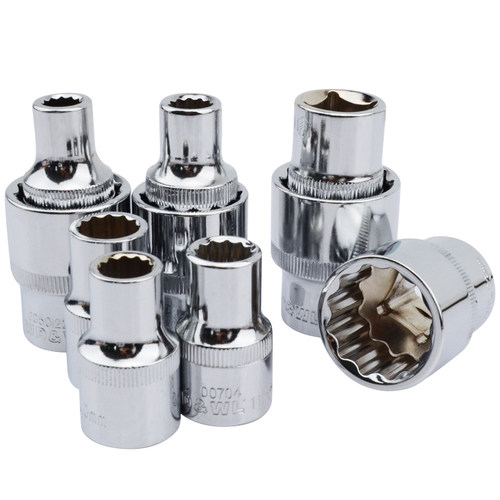 威达1/2套筒头 12角梅花套筒12.5mm大飞电动扳手组套8-32汽修工具