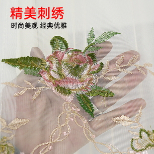 门帘防蚊防蝇夏薄款家用纱窗网免打孔魔术贴伸缩杆遮卧室单门室内