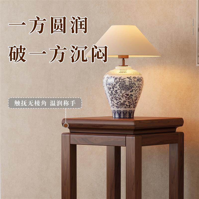 实木花架榫卯整装花台新中式乌金檀木家用客厅阳台花几室内盆景架