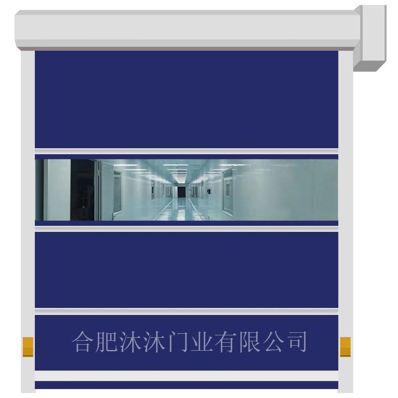 pvc快速卷帘门工业工厂无尘净化车间布自动升降电动车库红外感应