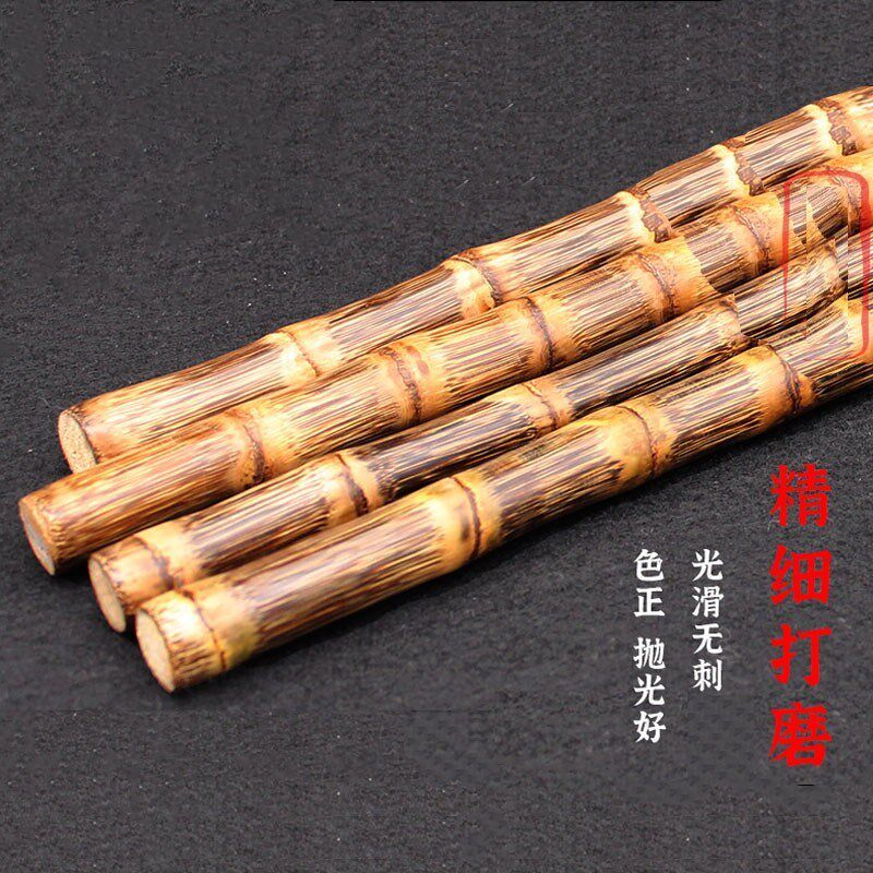 实心竹登山杖龙血金丝竹手把件文玩玉竹把件手杖实心竹子棍原材料