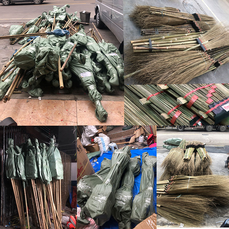 扫马路大扫把清洁环卫长尾葵骨扫户外大街庭院扫厂家直销马路扫