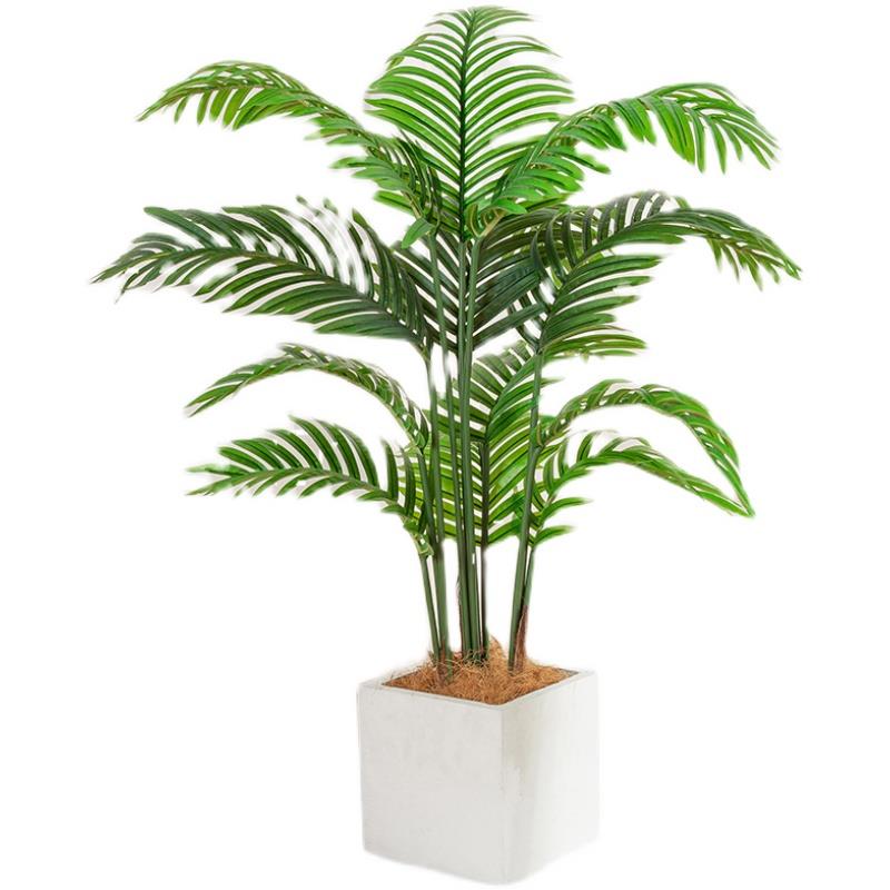 散尾葵彷真绿色植物高端轻奢假花树室内客厅彷生植物造景装饰落地