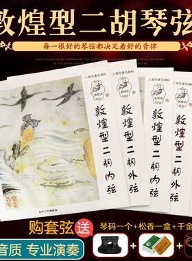 专业二胡琴弦通用二胡内外套弦初学演奏考级专用钢丝线二胡配件