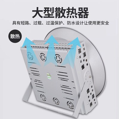 led塔吊灯2000w建筑之星工地照明大功率探照灯工程专用强光1000瓦
