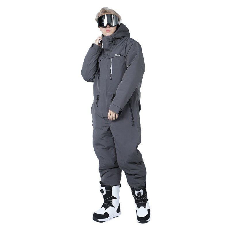 滑雪服防寒男女连体户外套装防水防风加厚保暖一体骑行钓鱼服冬季