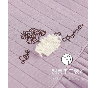 秋季 家居服 睡衣女春秋款 女款 秋冬薄款 大码 女式 纯棉长袖 2022年新款